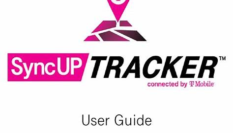 T-MOBILE SYNCUP TRACKER USER MANUAL Pdf Download | ManualsLib