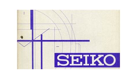 Seiko Watch Catalog PDF Library - Watch Hunter - Watch Reviews, Photos