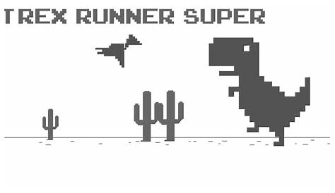 Google Offline Dinosaur Game Trex Runner Poster | ubicaciondepersonas