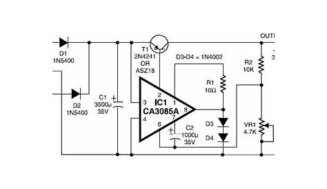 12v 10a power supply circuit diagram