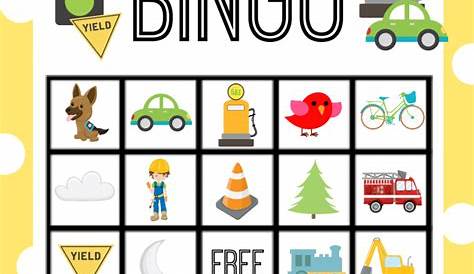 Road Trip Bingo Game - Crazy Little Projects