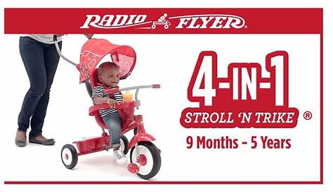 Radio Flyer 4-in-1 Stroll 'N Trike ® - YouTube