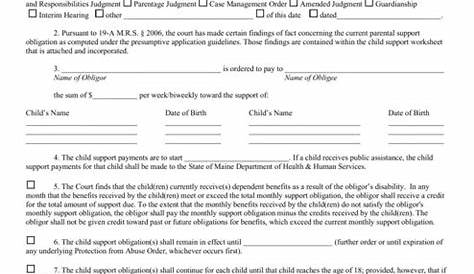 20++ Maine Child Support Worksheet – Worksheets Decoomo