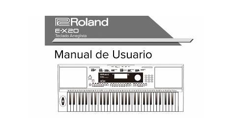 Roland E-X20 Arranger Keyboard Owner's Manual | Manualzz