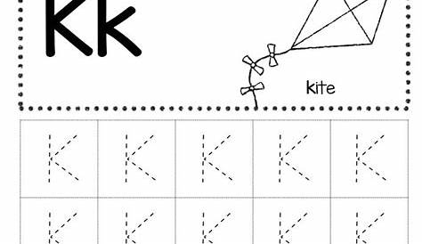 pre k letter tracing worksheets