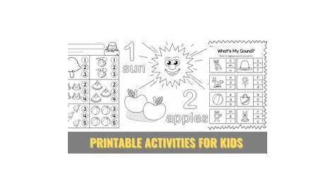 Free Printable Activities For 5 Year Old's