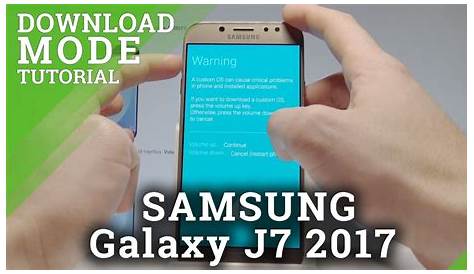 How to Enter Download Mode in SAMSUNG Galaxy J7 2017 |HardReset.Info - YouTube
