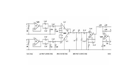 Circuit diagram of ECG monitor for each of the twelve leads. | Download