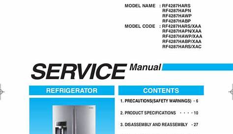 samsung refrigerator rf28hfedtsr manual