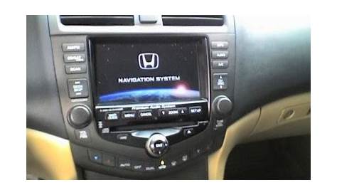 honda accord navigation system