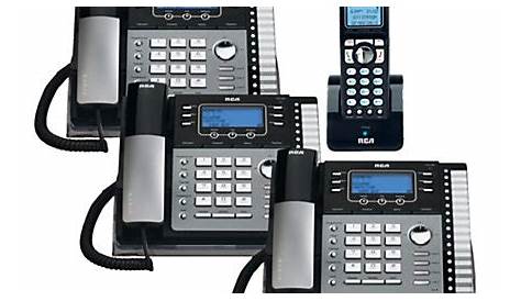Telefield RCA 4 Line DECT 6.0 Expandable CordlessCorded Phone System