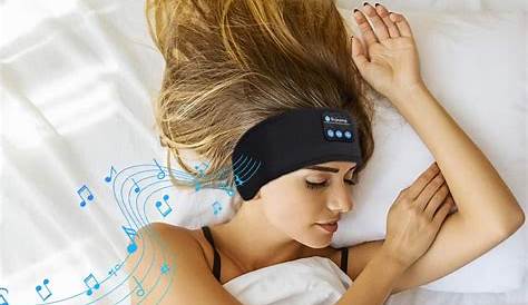 Elastic Sleeping Headbands with Bluetooth Earphones For Sports And Eye