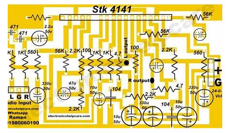 Stk Amplifier Circuit Diagram
