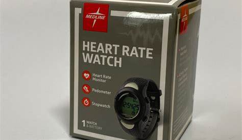 medline heart rate watch user manual