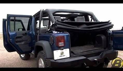 Jeep Wrangler JK Soft Top Removal Installation Tutorial | Jeep wrangler
