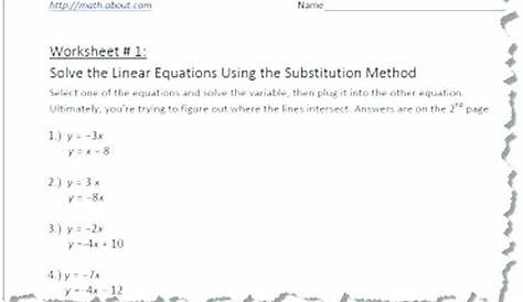 quadratic regression worksheets with answers