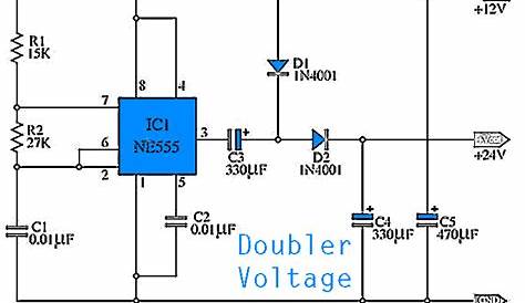 dc voltage doubler circuit diagram