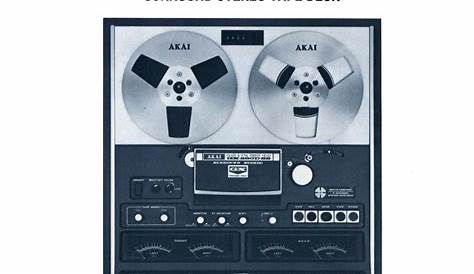 Owner's Manual for AKAI GX-280D-SS - Download