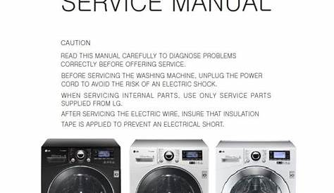 lg 3900 washer manual