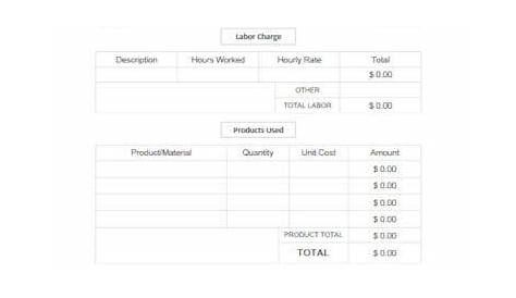 10+ Home Repair Invoice Templates - Word, Excel, Number, Pages, PDF