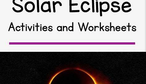 Solar Eclipse Writing and Math Center Worksheets and Activities
