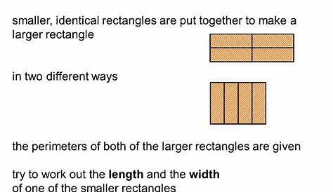 MEDIAN Don Steward mathematics teaching: rectangle perimeter