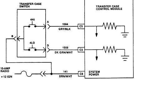 Have a 1992 S10 Blazer with electric 4x4 and need the wiring schematic