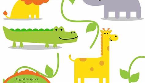 Free Baby Safari Animals Clipart, Download Free Baby Safari Animals