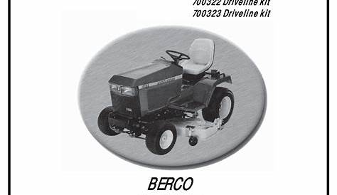 bercomac berco 700255 1 owner's manual
