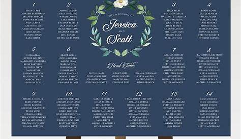 head table seating chart