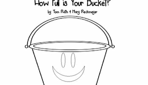 how full is your bucket worksheets