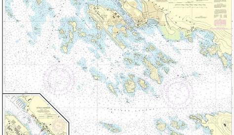 NOAA Chart 17327: Sitka Harbor and Approaches, Sitka Harbor - Captain's