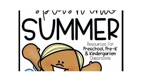 SUMMER THEME ACTIVITIES FOR PRESCHOOL, PRE-K AND KINDERGARTEN | TpT