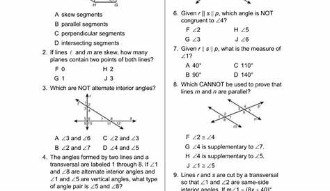20++ Chapter 3 Parallel And Perpendicular Lines Worksheet Answers
