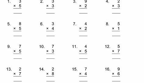 third grade math worksheets free printable k5 learning - browse