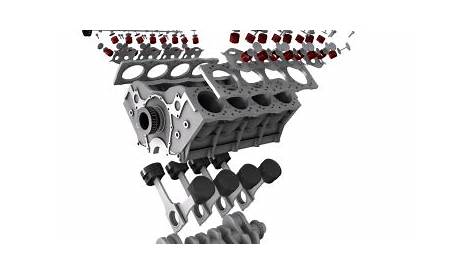 Car Engine Parts Exploded View Stock Photo - Download Image Now - iStock