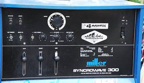 Miller-Syncrowave-300-5707.jpg of MILLER SYNCROWAVE 300 AC/DC TIG STICK WELDER WELDING