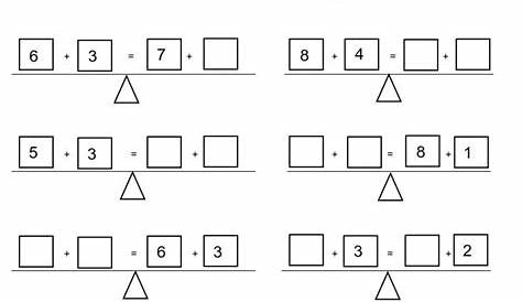 Balance the Scale: Addition | 1st Grade Math | Pinterest | Math, School