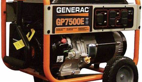 generac generator gp7500e price