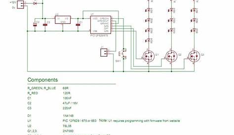 rgb led driver circuit diagram
