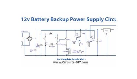battery backup circuit diagram