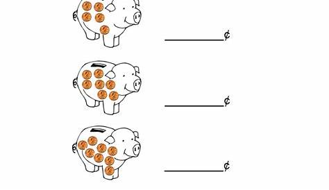 Counting Pennies Worksheet - Twisty Noodle