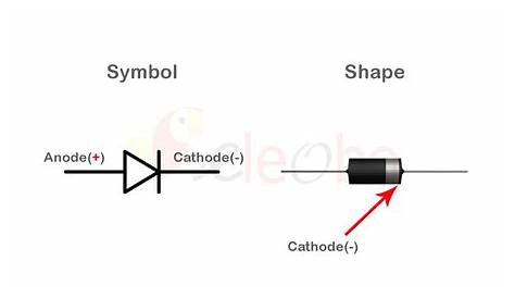 diode schematic symbol direction