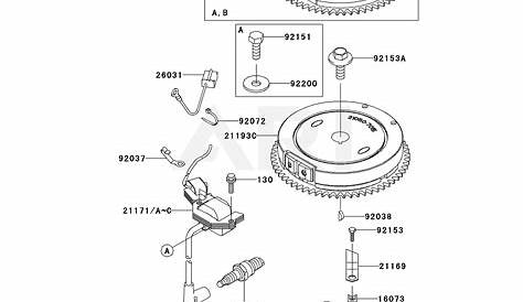 Kawasaki FJ180V-CS05 4 Stroke Engine FJ180V Parts Diagram for ELECTRIC