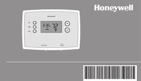 honeywell thermostat operating manual