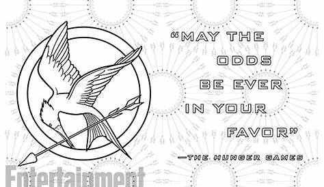 printable hunger games coloring pages