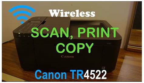 How to COPY, PRINT & SCAN with Canon TR4522 all-in-one Printer review