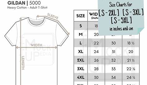 gildan cotton shirt size chart