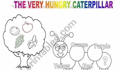 THE VERY HUNGRY CATERPILLAR - ESL worksheet by hesterilla