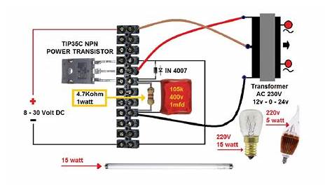 dc ac power inverter circuit diagram